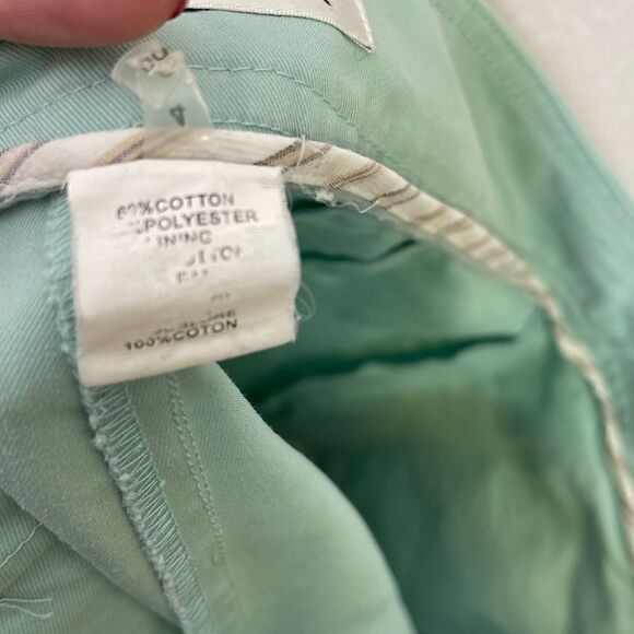 𝅺TRINA Turk Seafoam Green Chino Twill Shirts 4 - Picture 4 of 5